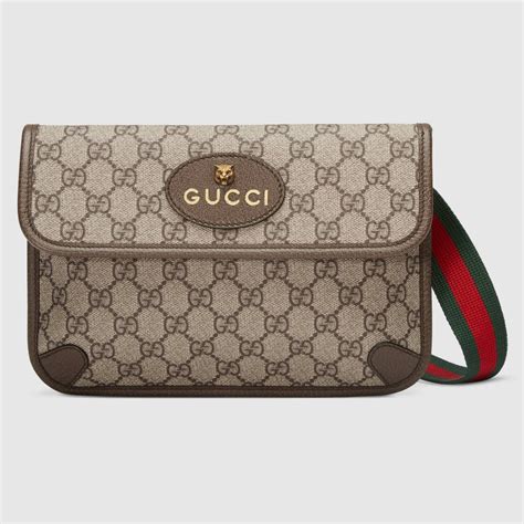 gucci gg supreme fanny pack|Gucci fanny pack for women.